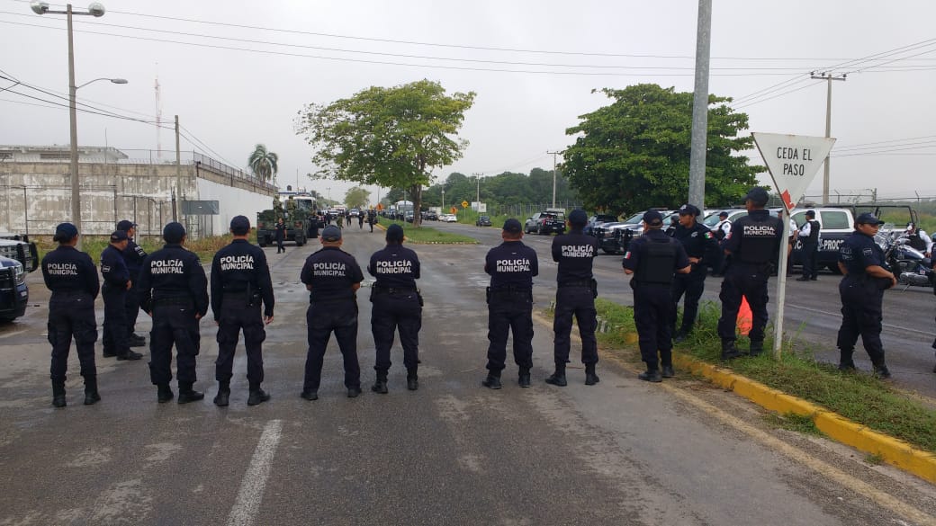 En minutos «el diablo» y parte de la comitiva a trasladado a Nayarit