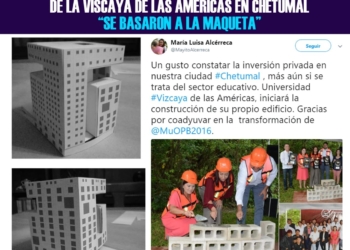 Ponen los primeros bloques de la Vizcaya de las Américas en Chetumal