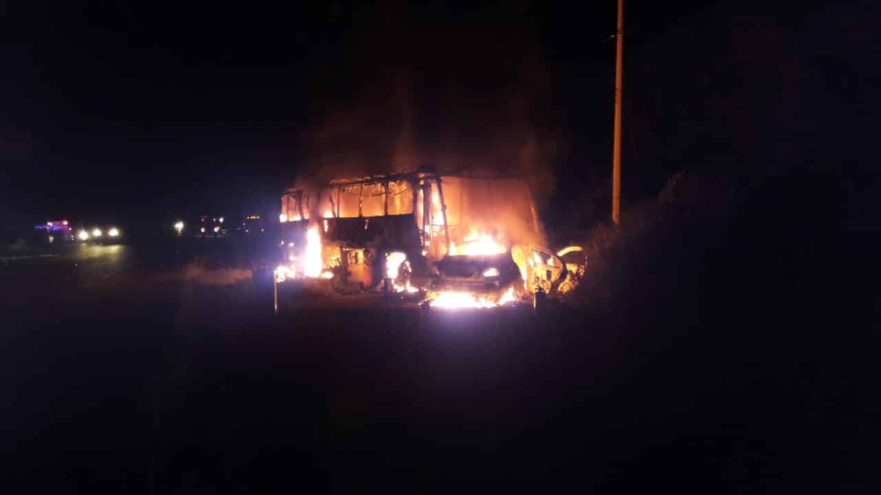 Accidente en tramo carretera Bacalar-Pedro Antonio Santos