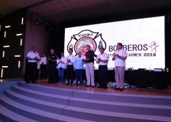 Inicia la XV de la academia de Bomberos en Playa del Carmen