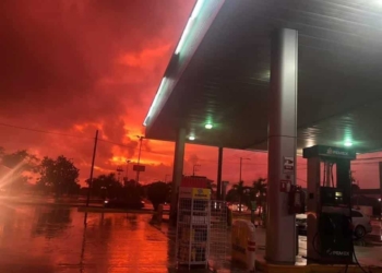 Fenómeno fotometeoro causa cielo rojo en Chetumal
