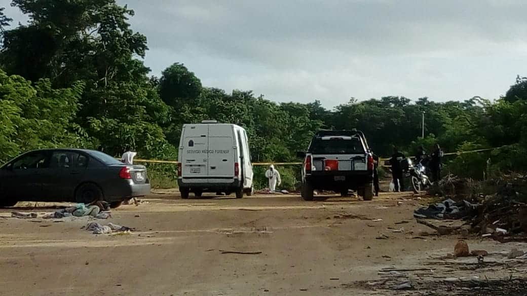 Supuesto ejecutado fue hallado en un camino al basurero de Chetumal