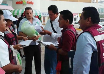 MORENA realiza encuesta sobre servicio de transporte público en Benito Juárez