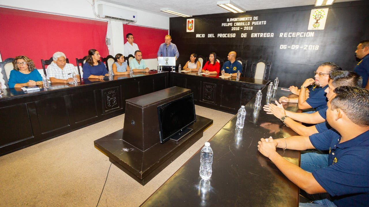 Por fin se llevó a cabo entrega-recepción del ayuntamiento de Felipe Carrillo Puerto