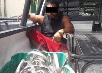 Detienen a ladrón  en la CFE Cancún