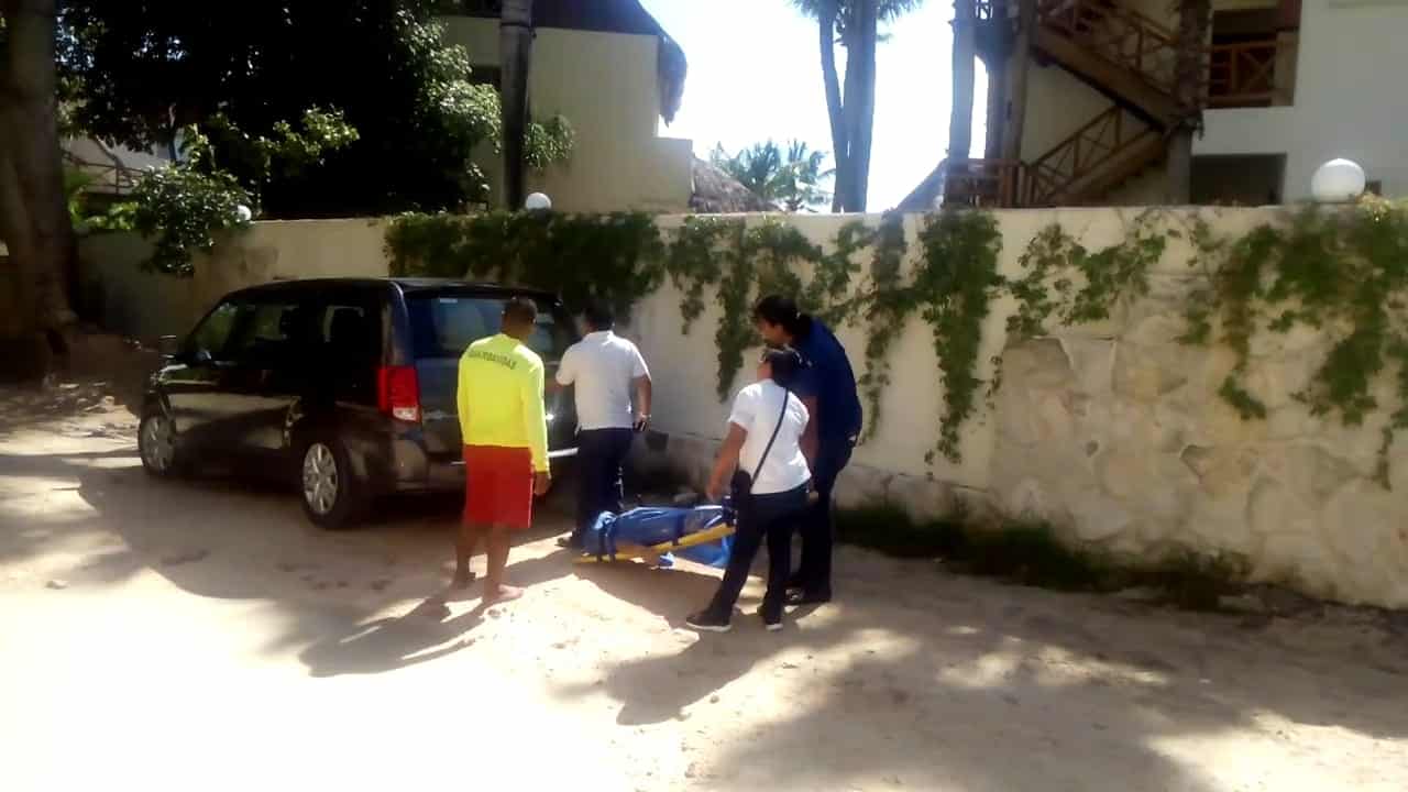 Entro al nadar al caribe y se ahoga