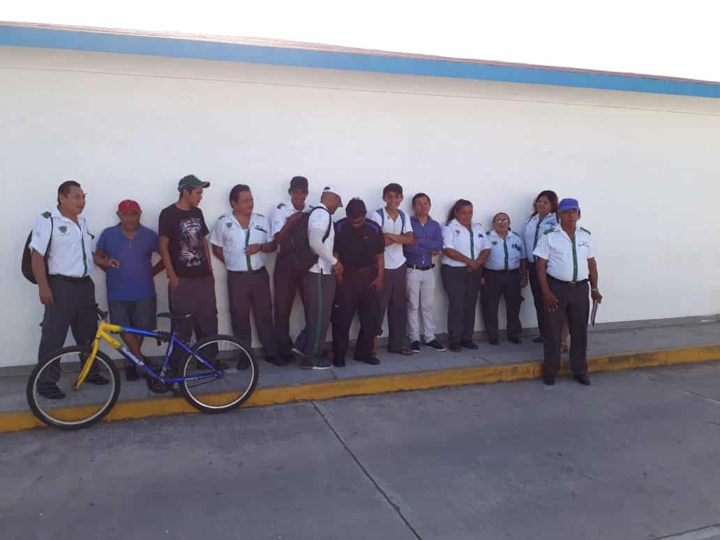 Paro de labores de guardias de seguridad de la empresa PADEM