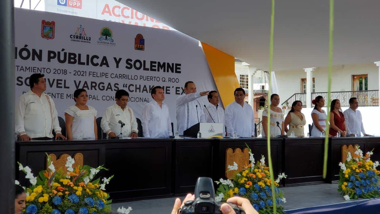 José Esquivel Vargas rindió protesta como presidente municipal para el periodo constitucional 2018-2021