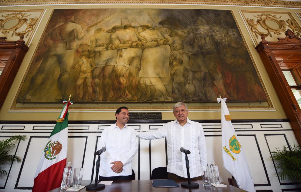 No les voy a fallar, dice AMLO en Mérida