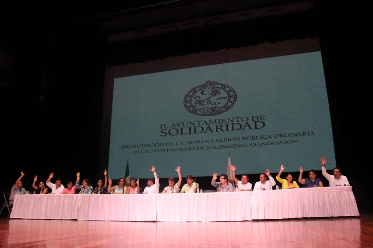 Concluye sesión de Cabildo en Solidaridad y nombran directores