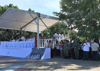 Reconoce el gobernador trabajo de militares