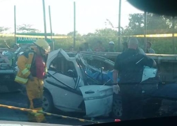 Mueren dos en choque por Xoximilco