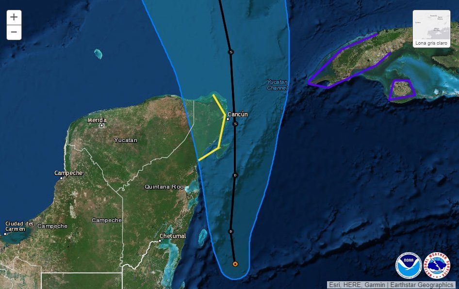 Depresión tropical 14 se ha convertido en la tormenta tropical “Michael”