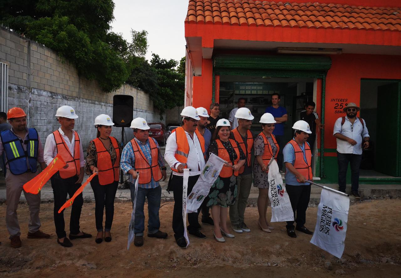 Autoridades y hoteleros mejoran imagen urbana de Tulum