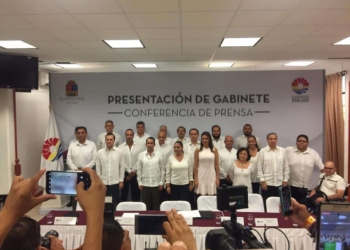 Presentan integrantes de gabinete del municipio Benito Juárez