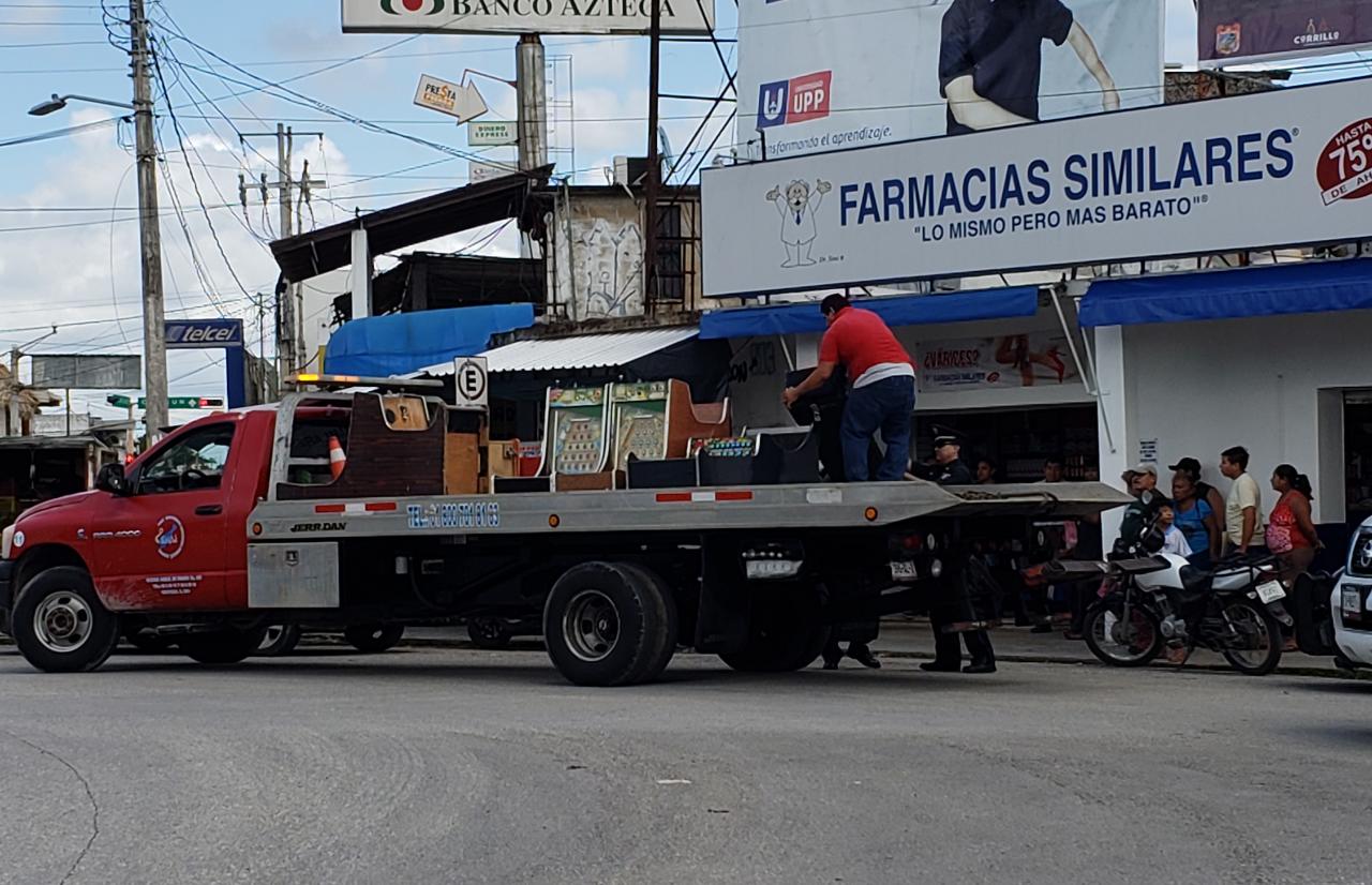 Sorpresivo operativo de la policía federal en el municipio de Felipe Carrillo Puerto