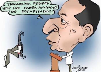 ¡Echen paja! (comenzaron a caer los secretarios)
