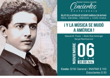 Ofrecerá concierto de piano el maestro Ricardo Corona