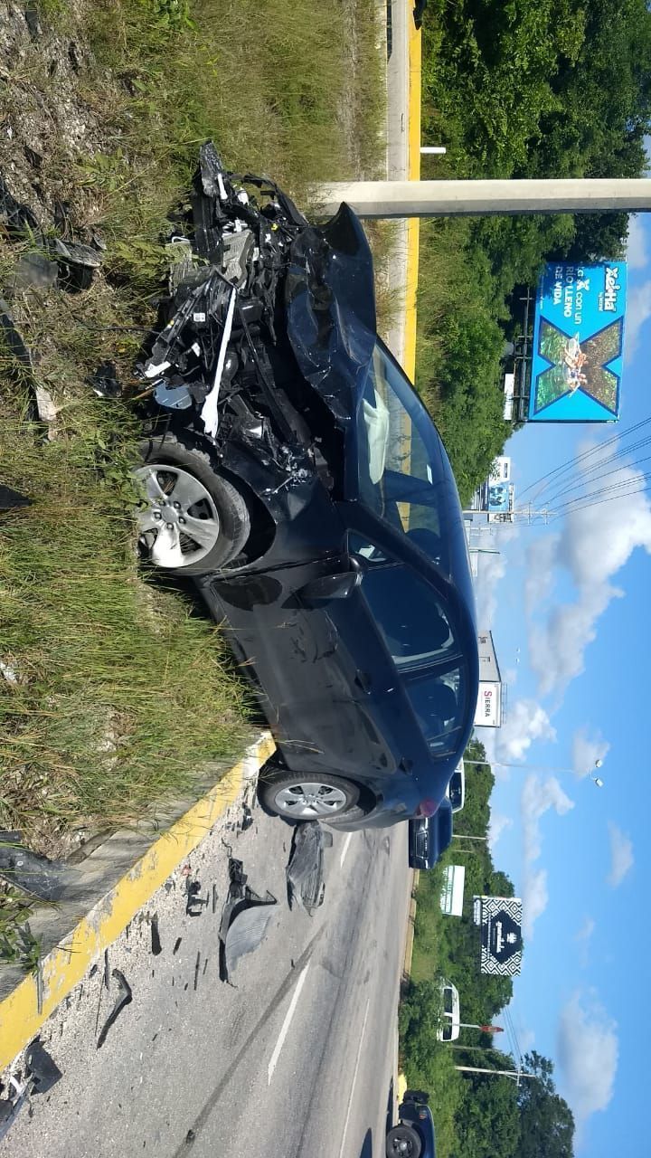 Muere mujer en choque carretero en la Riviera Maya