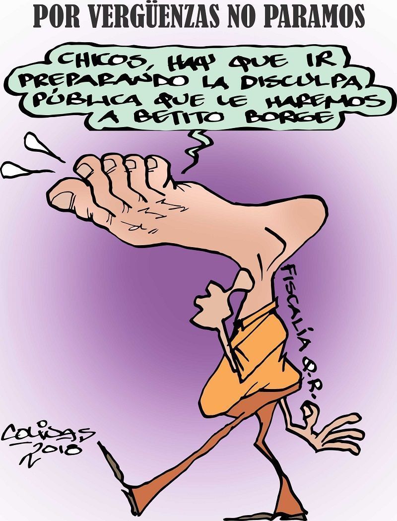 COLINAS: Por verguenzas no paramos