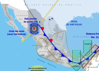Frente frío 12 traerá descenso de temperatura en Quintana Roo