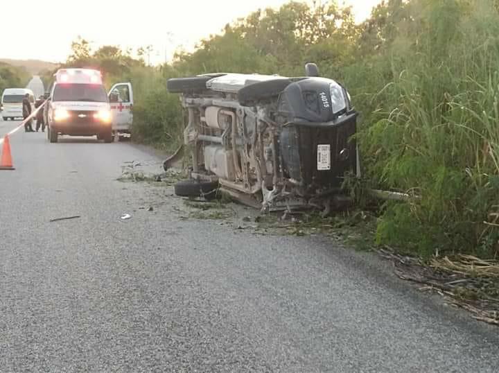 Fatal accidente de una patrulla de la policía estatal en el tramo de carretera Ucum – Unión
