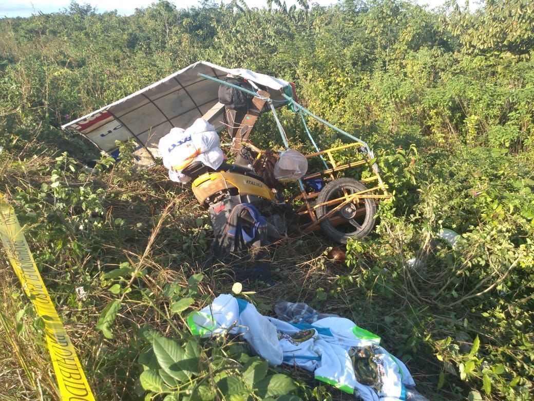 Muere antorchista tras accidente en mototaxi