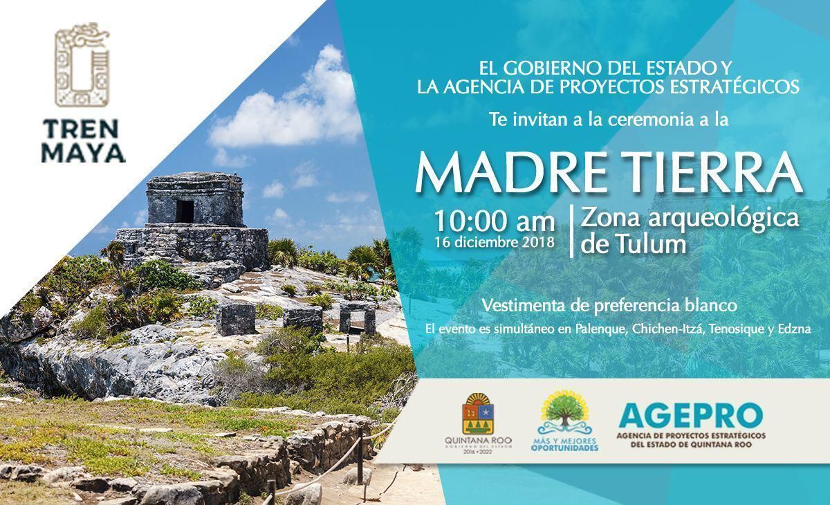 Prepara Tulum ceremonia alterna para inicio del Tren Maya