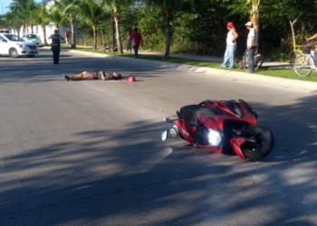 Descuido le cuesta la vida a motociclista