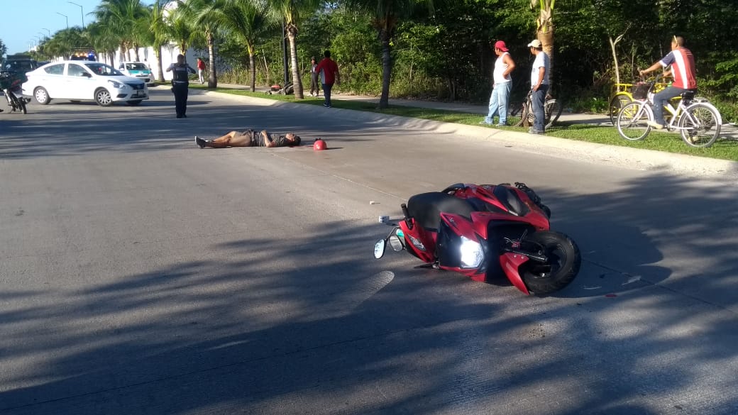 Descuido le cuesta la vida a motociclista