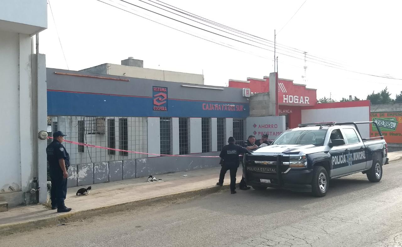 Se roban los ahorros de Caja Maya del Sur, del Sistema “Coopera”, en José María Morelos