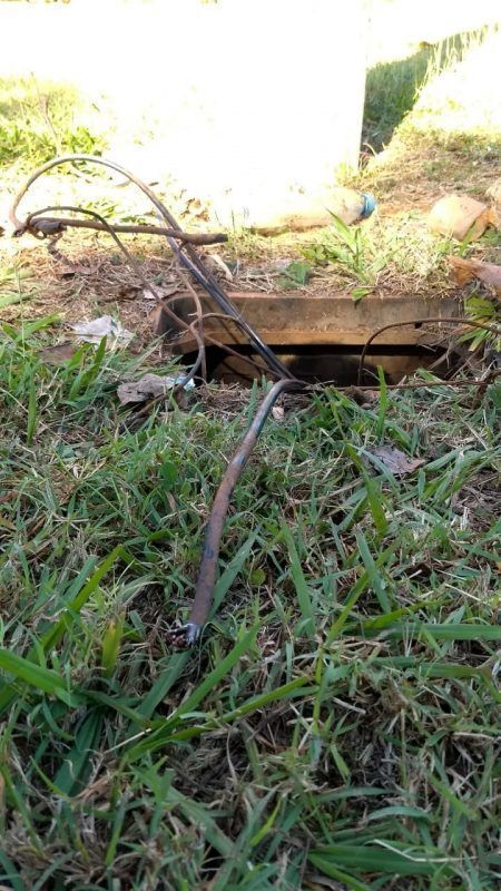Se roban 300 metros de cable del sistema eléctrico del campo de fútbol ubicado en la colonia Dolores