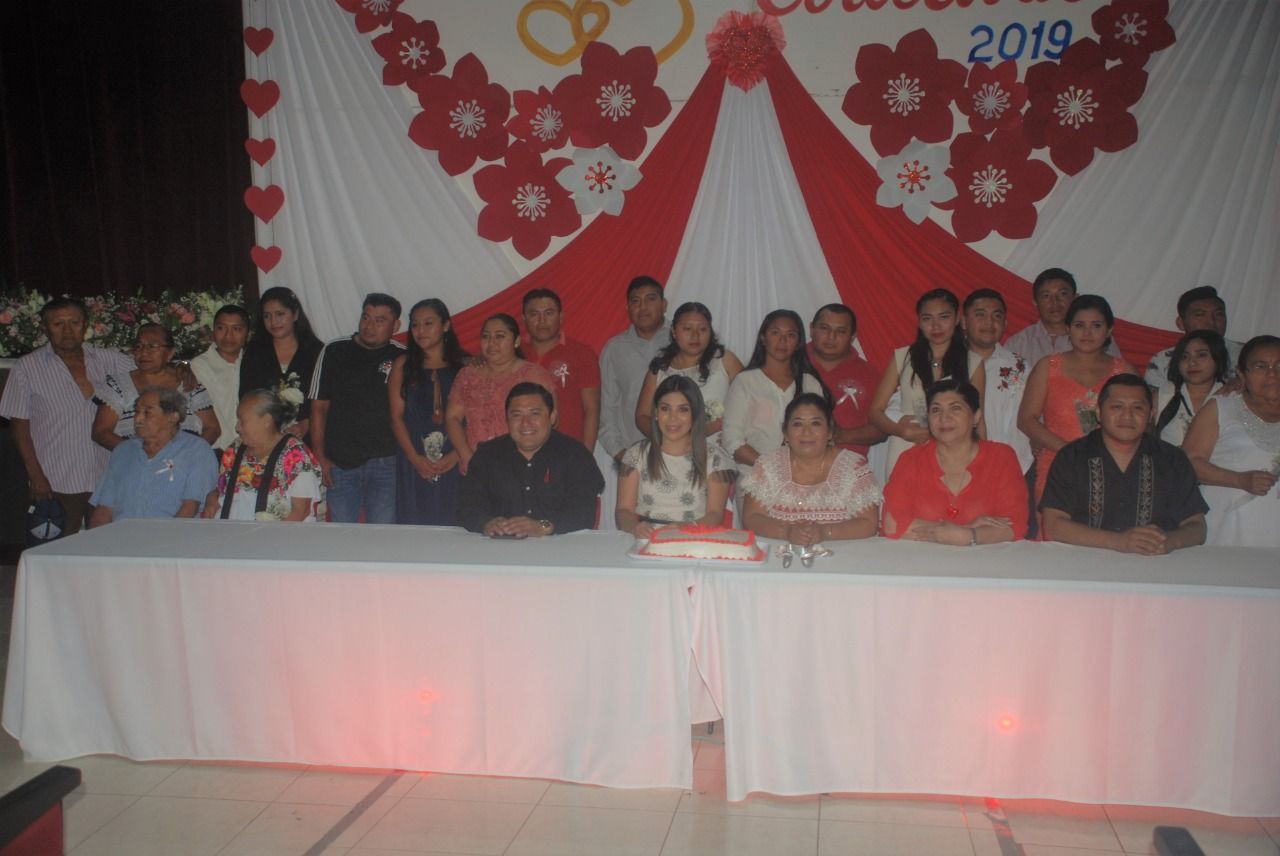 Bodas Colectivas 2019, 13 parejas se unieron en matrimonio de forma gratuita