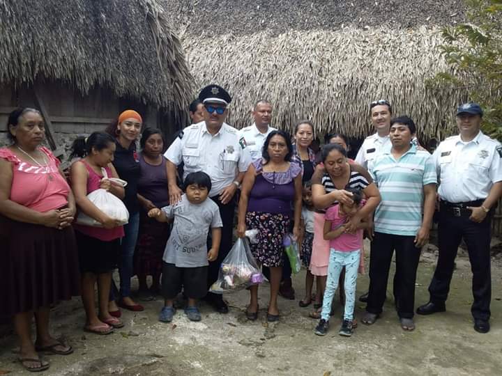 PFP entrega despensas, a 40 familias de la #capitaldelaculturamaya