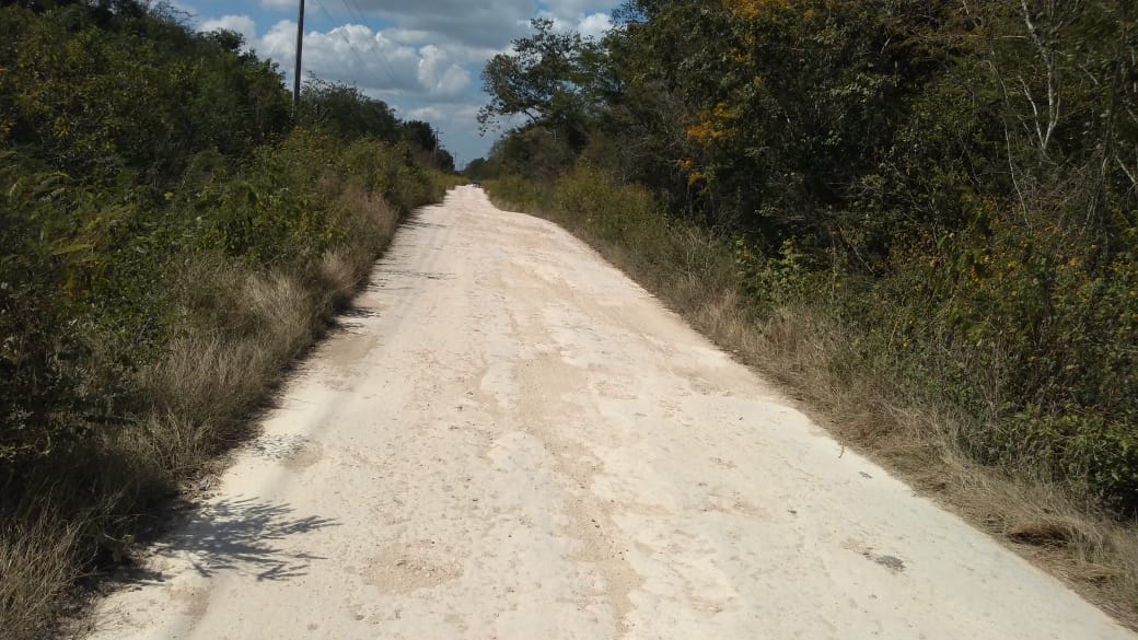 Carretera estatal de Trapich inconclusa, ignoran por qué no se culminó