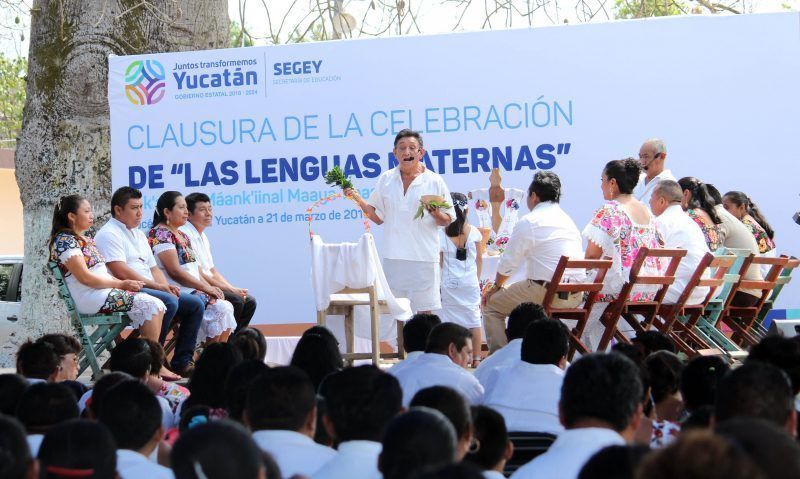 Tradiciones vivas en Xocén, comisaría sede de la clausura de la celebración del Día Internacional de las Lenguas Maternas