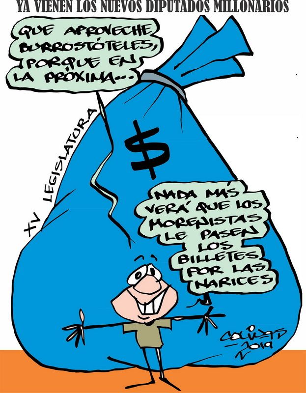COLINAS: Ya vienen los nuevos diputados millonarios