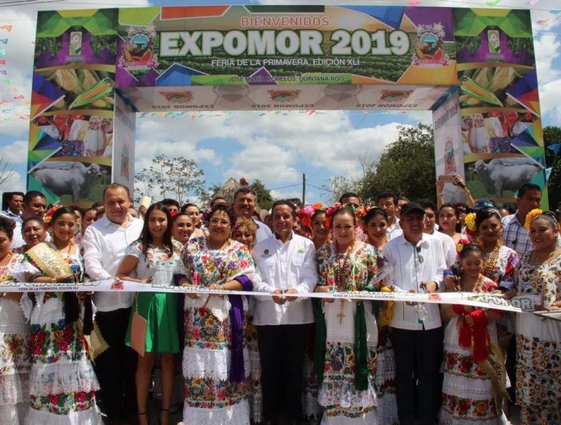 Carlos Joaquín inaugura la cuadragésima primera edición de la Feria de la Primavera Expomor 2019