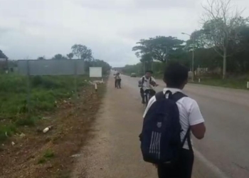Peligrosa travesía estudiantil