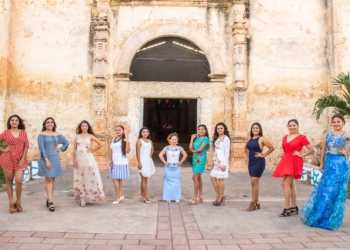 Once hermosas señoritas, candidatas a ser reinas de la próxima feria de la Primavera Expomor 2019
