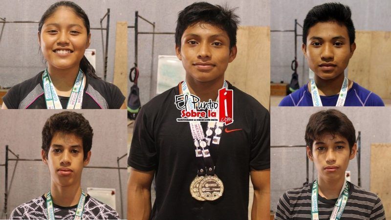 Lo lograron; competirán en el nacional de la olimpiada de halterofilia