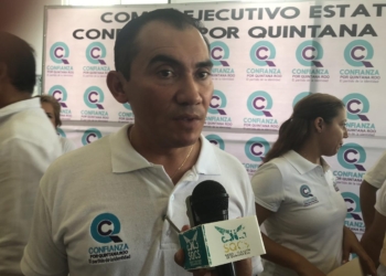 Partido Confianza por Quintana Roo presentó este lunes la iniciativa 6de6