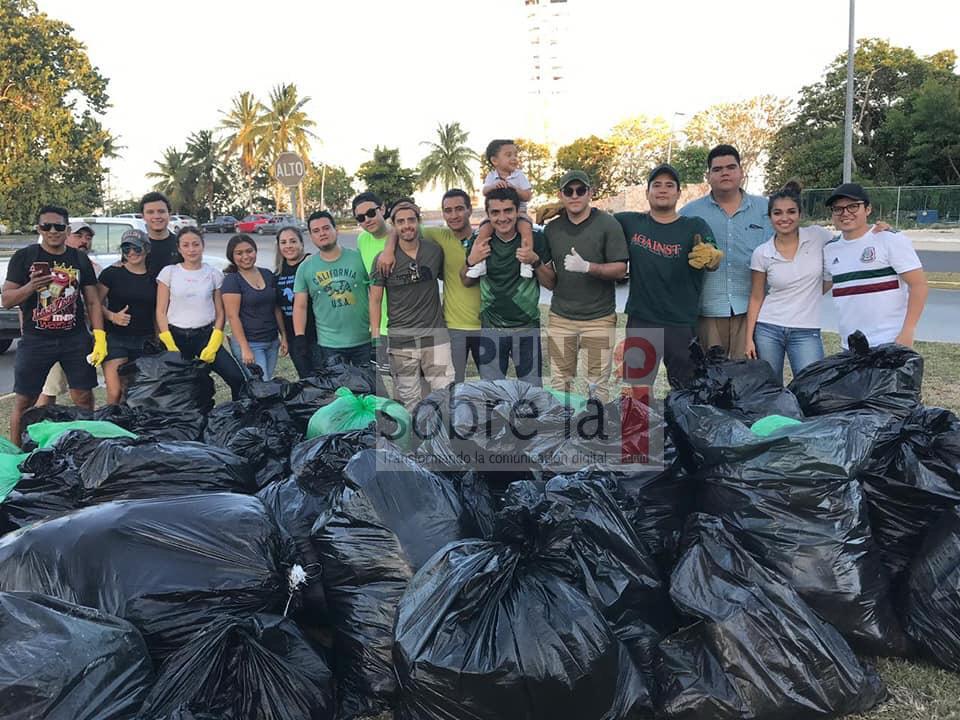 Grupo Repúblika Verde A.C. Ya puso manos a la obra para mejorar la imagen de Chetumal: ¡VAMOS A SUMARNOS!