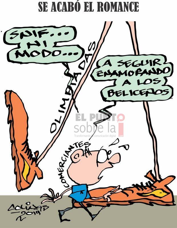 COLINAS: Se acabó el romance