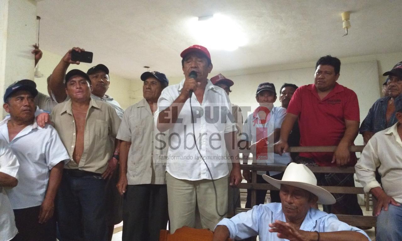 Marcelino Piña Y Uc fue elegido como comisariado ejidal de kilómetro 50