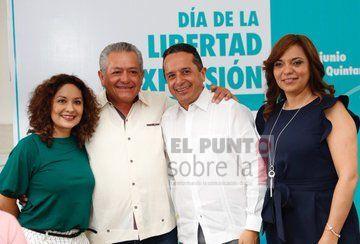 No puede haber democracia sin demócratas ni libre ejercicio de la democracia sin la plena libertad de expresión: Carlos Joaquín