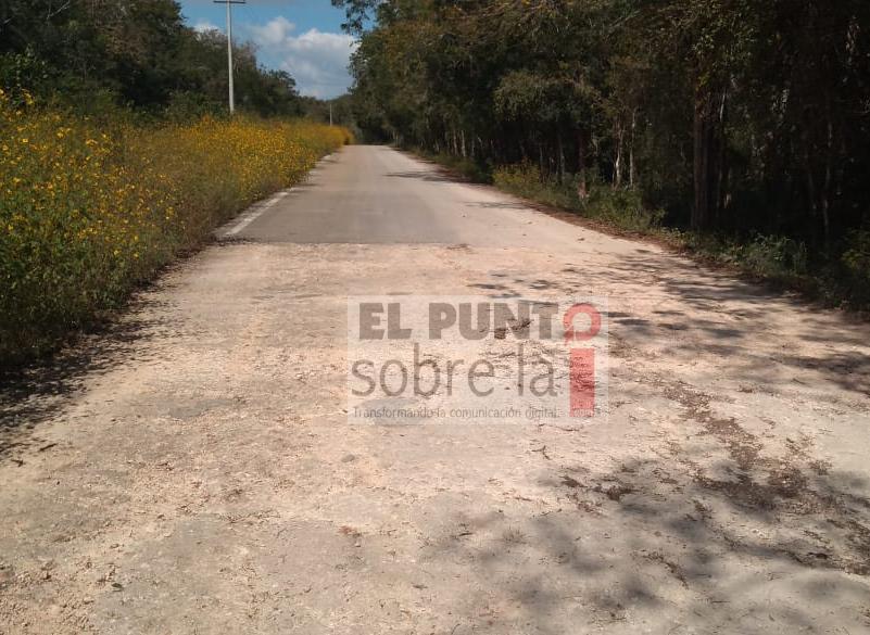 Pobladores entusiasmados por la rehabilitación y pavimentación de la carretera Othón Pompeyo Blanco-Sabana San Francisco