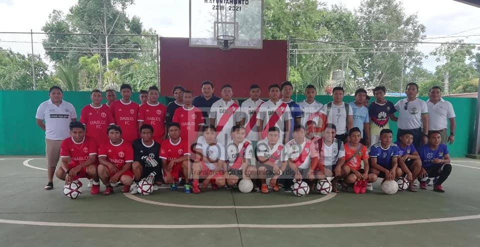 Cinco equipos disputarán campeonato de Torneo Ambientalista que llegó por primera vez a Yaax-Hal