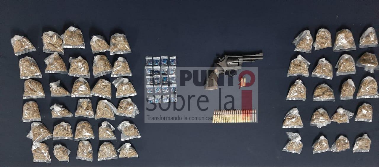 #PolicíaQuintanaRoo: detiene de un sujeto en posesión de un arma cartuchos útiles y  droga