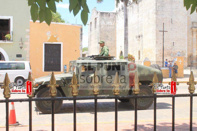 A pie o en vehículos, Guardia Nacional recorre las calles de la Capital del Oriente Maya